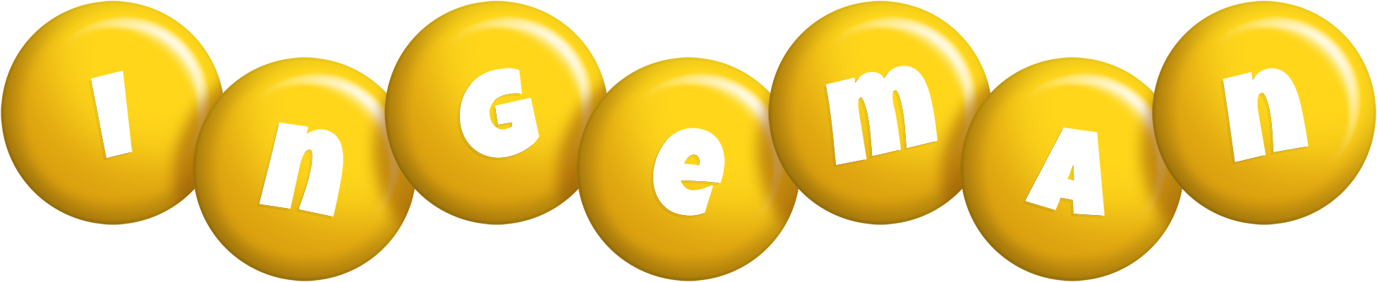 Ingeman candy-yellow logo