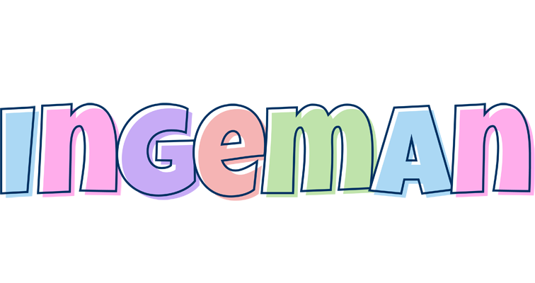 Ingeman pastel logo