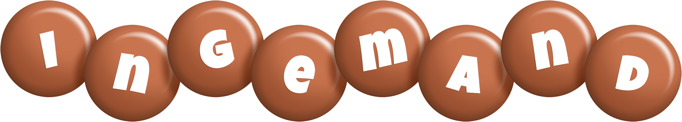 Ingemand candy-brown logo