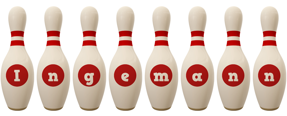 Ingemann bowling-pin logo