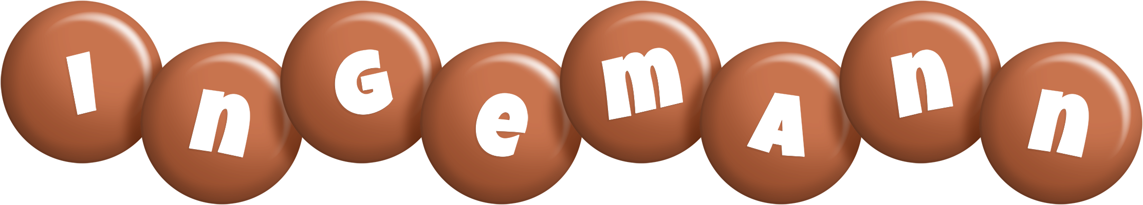 Ingemann candy-brown logo