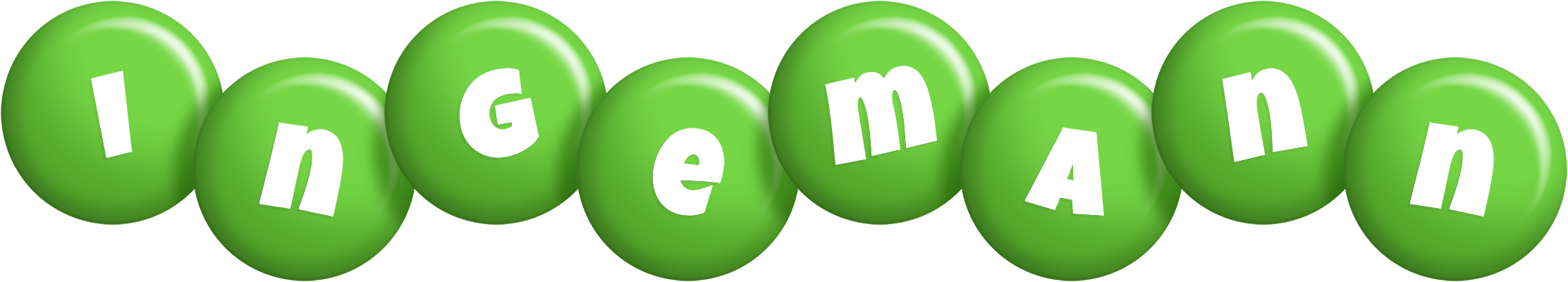 Ingemann candy-green logo