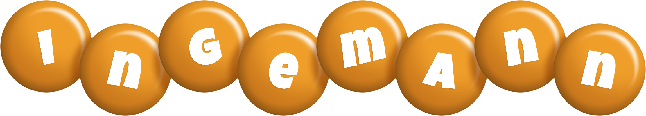 Ingemann candy-orange logo