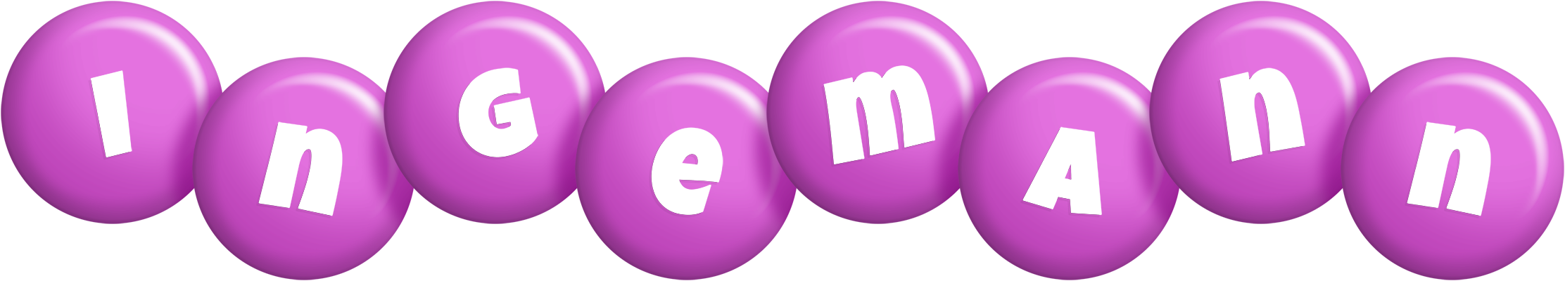Ingemann candy-purple logo