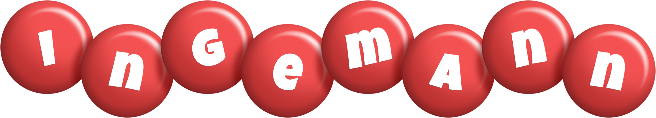Ingemann candy-red logo