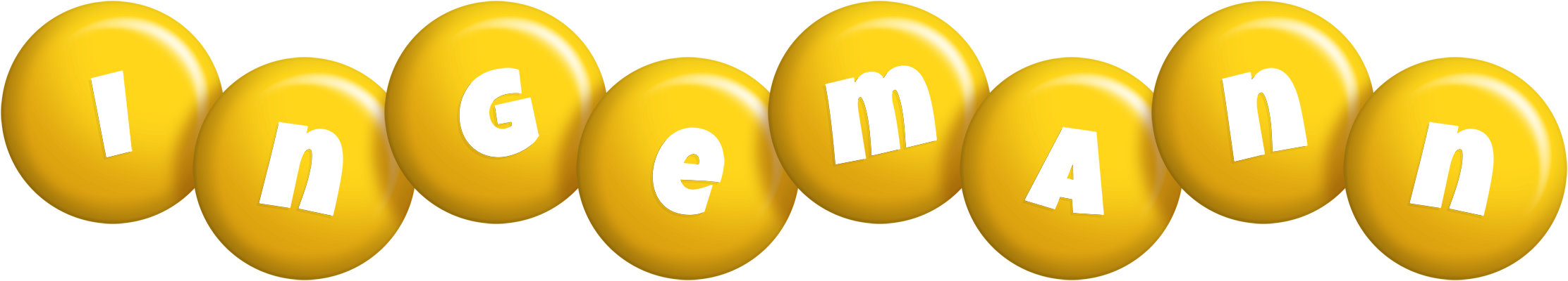 Ingemann candy-yellow logo