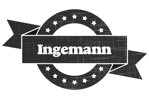 Ingemann grunge logo