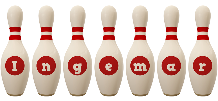Ingemar bowling-pin logo