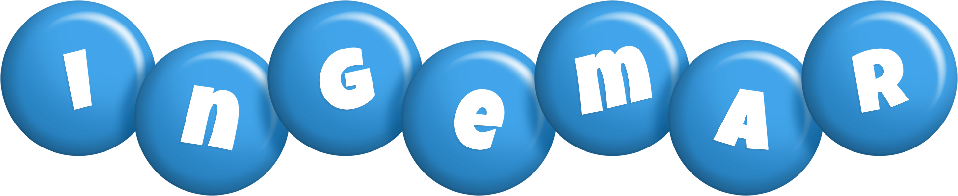 Ingemar candy-blue logo