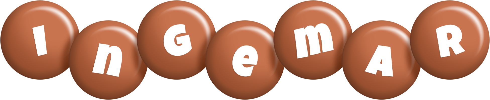 Ingemar candy-brown logo