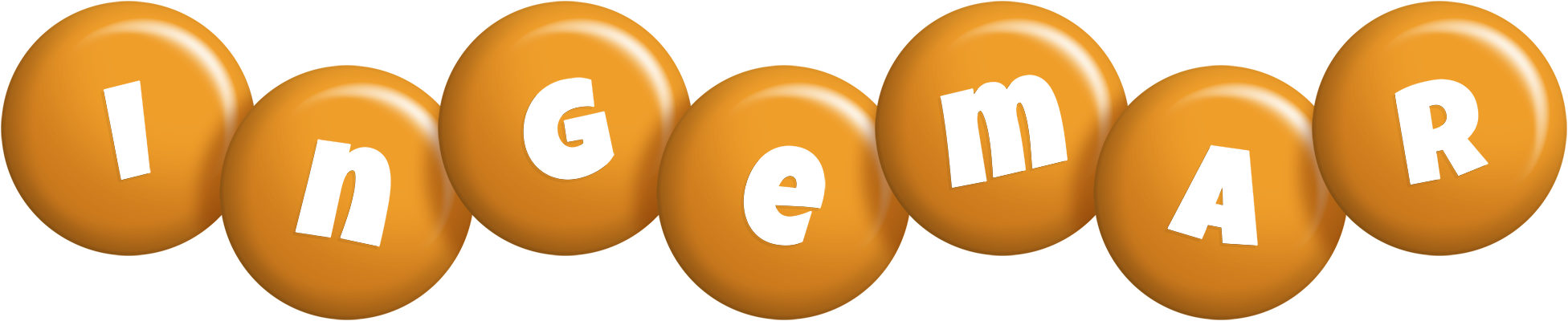 Ingemar candy-orange logo