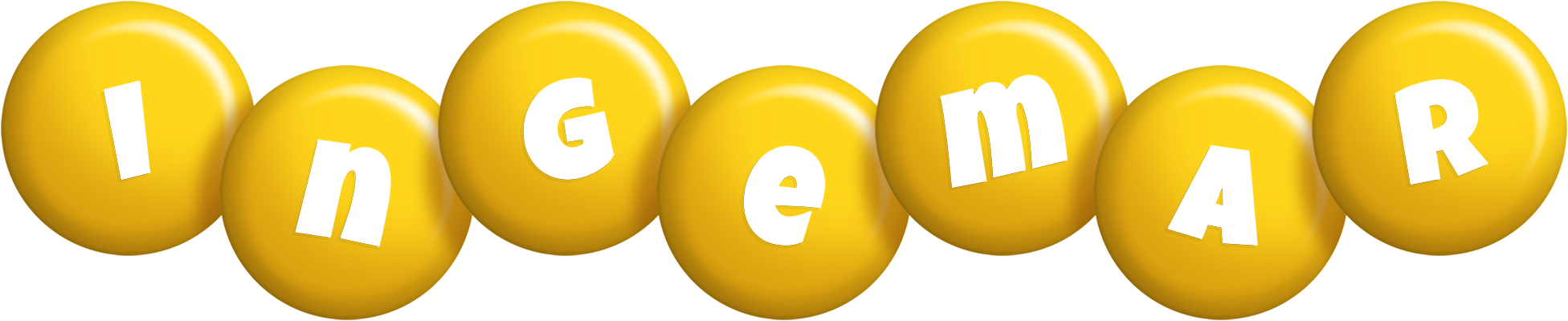 Ingemar candy-yellow logo