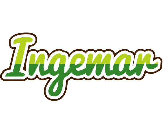 Ingemar golfing logo