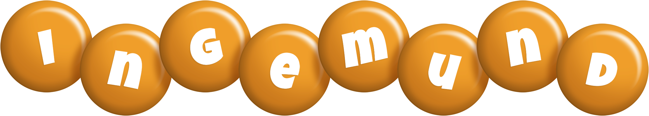 Ingemund candy-orange logo