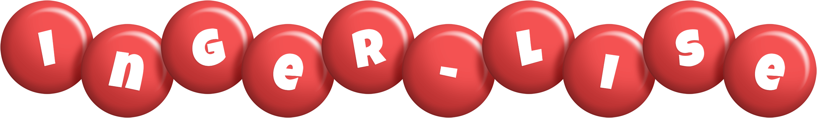 Inger-Lise candy-red logo