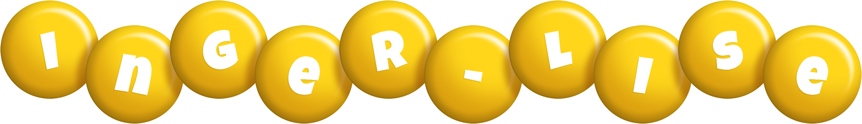 Inger-Lise candy-yellow logo