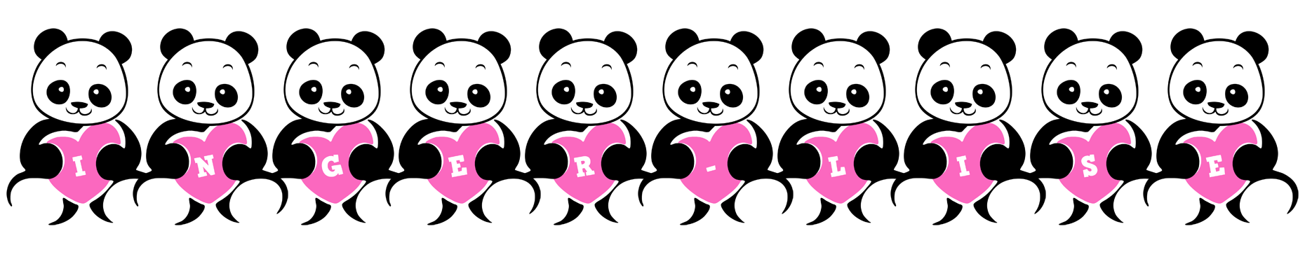 Inger-Lise love-panda logo