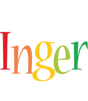 Inger birthday logo