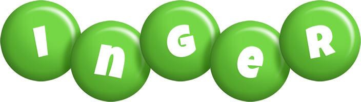 Inger candy-green logo