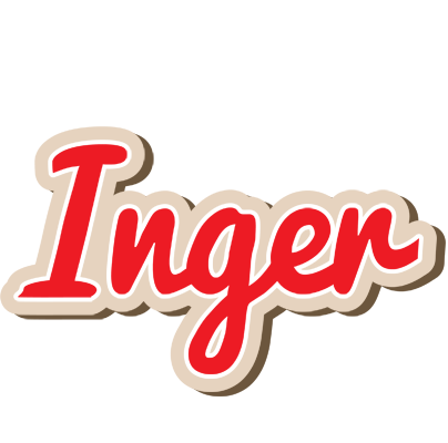 Inger chocolate logo
