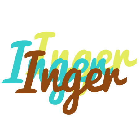 Inger cupcake logo