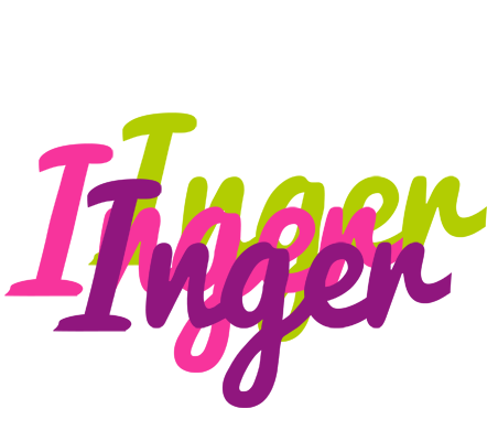 Inger flowers logo
