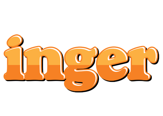 Inger orange logo