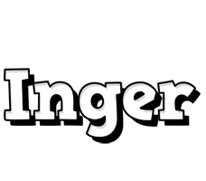 Inger snowing logo