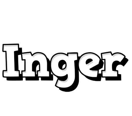 Inger snowing logo
