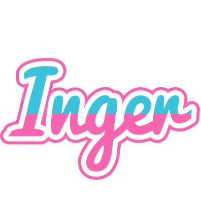 Inger woman logo