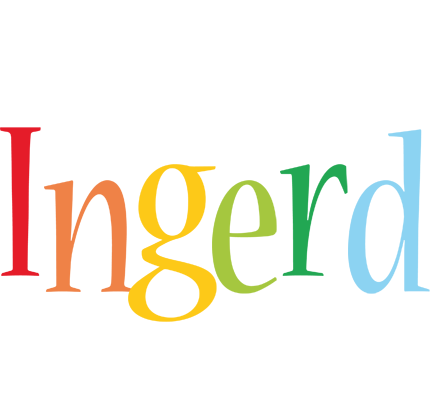 Ingerd birthday logo
