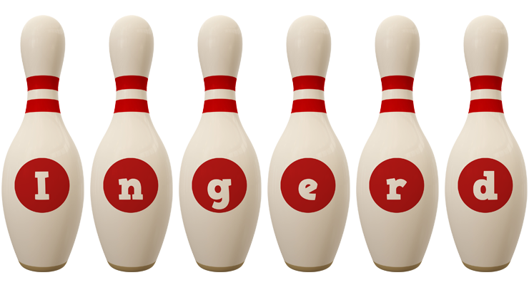 Ingerd bowling-pin logo