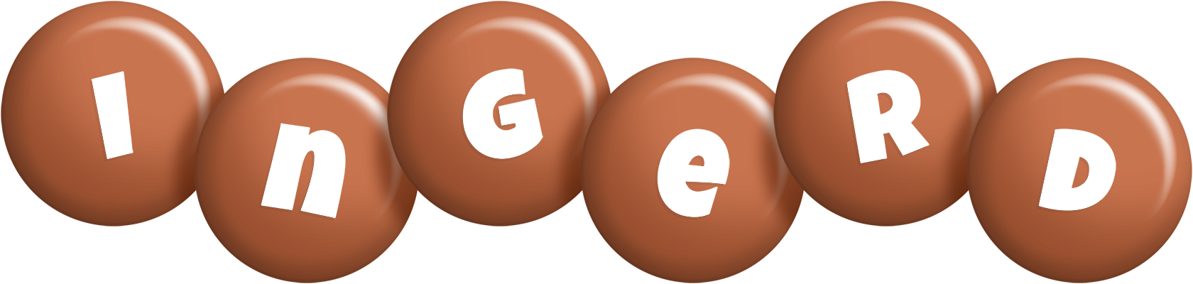 Ingerd candy-brown logo