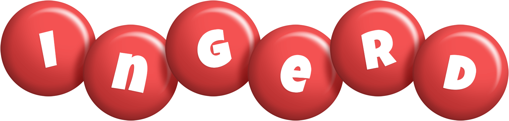 Ingerd candy-red logo