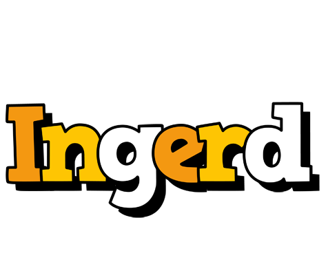 Ingerd cartoon logo