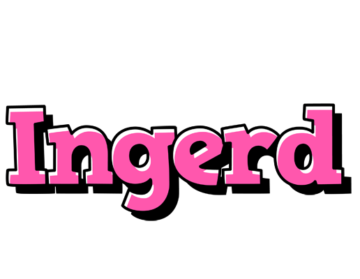 Ingerd girlish logo