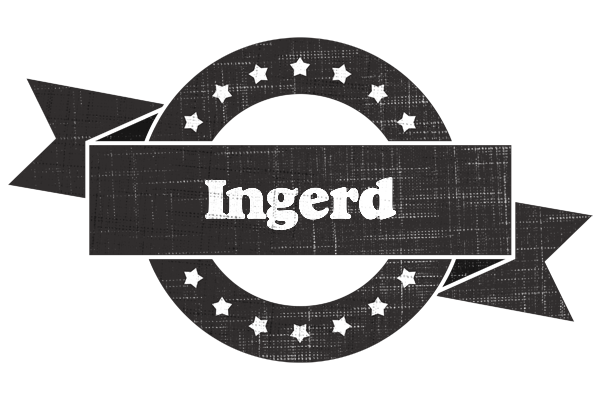 Ingerd grunge logo