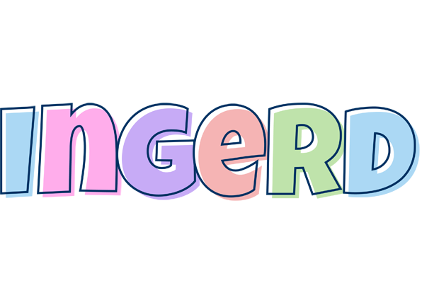Ingerd pastel logo