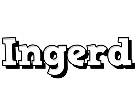 Ingerd snowing logo