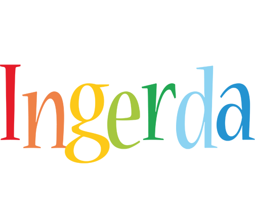 Ingerda birthday logo