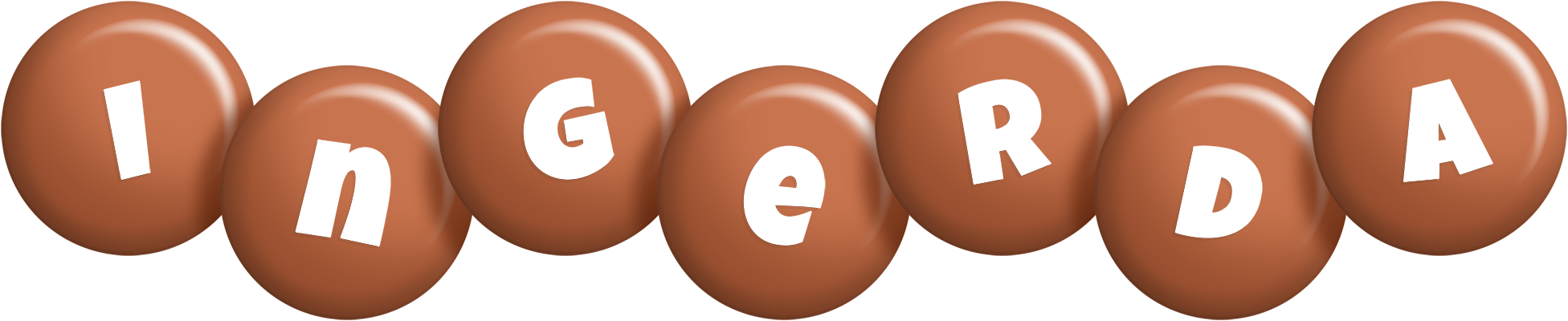 Ingerda candy-brown logo