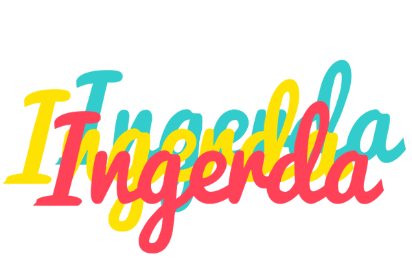 Ingerda disco logo