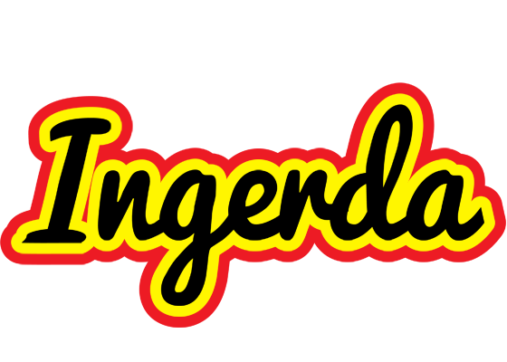 Ingerda flaming logo