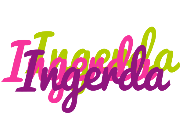 Ingerda flowers logo