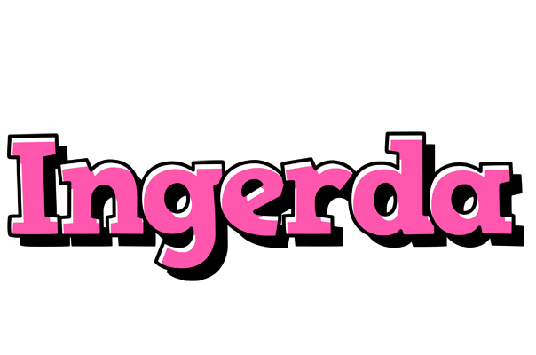 Ingerda girlish logo
