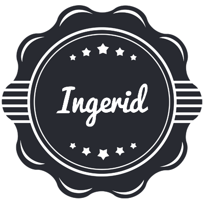 Ingerid badge logo