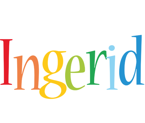 Ingerid birthday logo