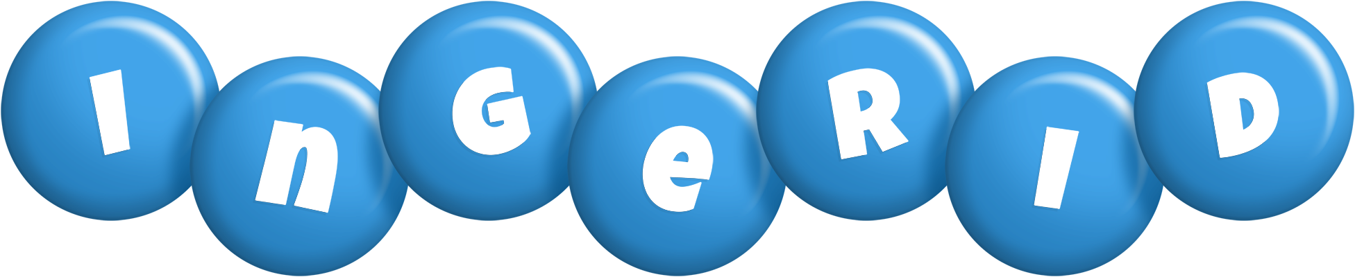 Ingerid candy-blue logo