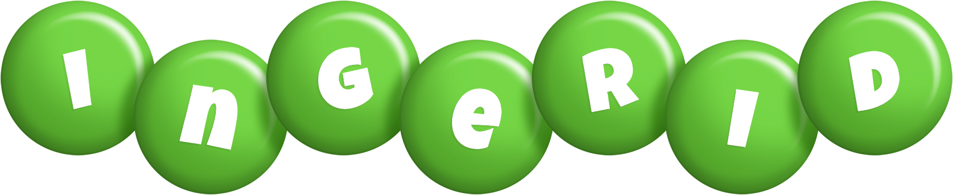 Ingerid candy-green logo