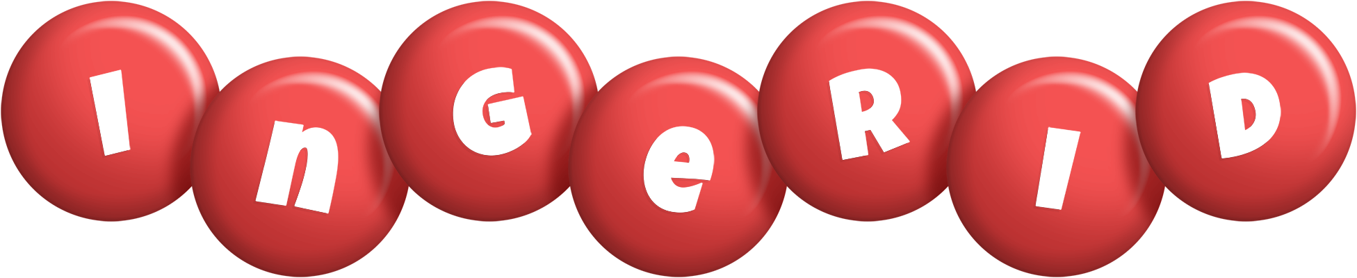 Ingerid candy-red logo